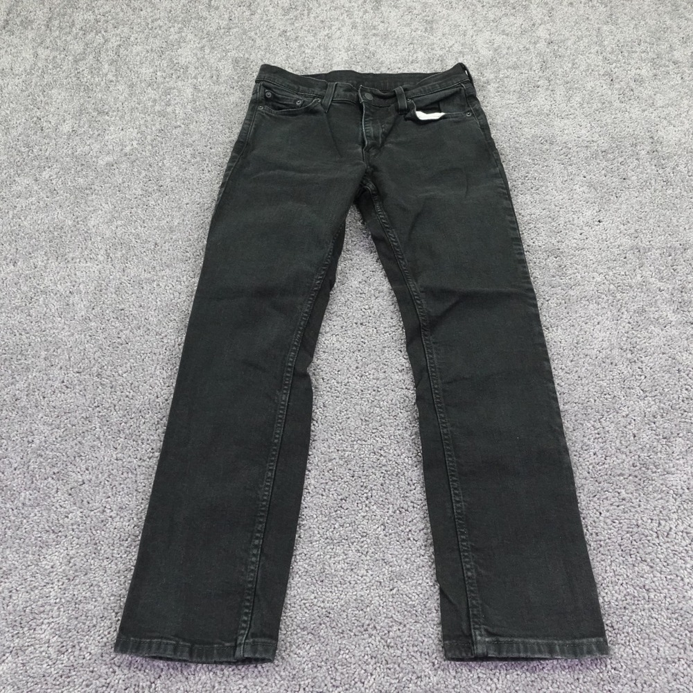 Levis 511 Slim Fit Jeans Mens 30x30 Black Denim Casual Classic Pants